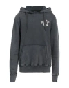 True Religion Man Sweatshirt Lead Size S Cotton In Grey