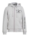 True Religion Man Sweatshirt Light Grey Size L Cotton, Polyester