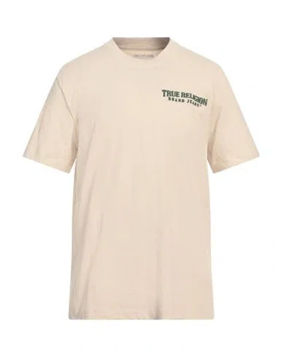 True Religion Man T-shirt Beige Size L Cotton