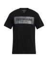 True Religion Man T-shirt Black Size L Cotton In Black