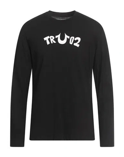 True Religion Man T-shirt Black Size L Cotton