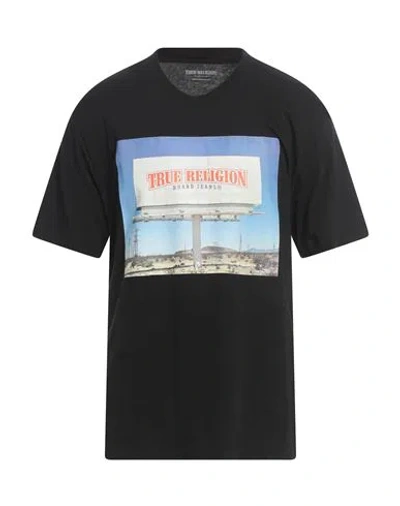 True Religion Man T-shirt Black Size L Cotton
