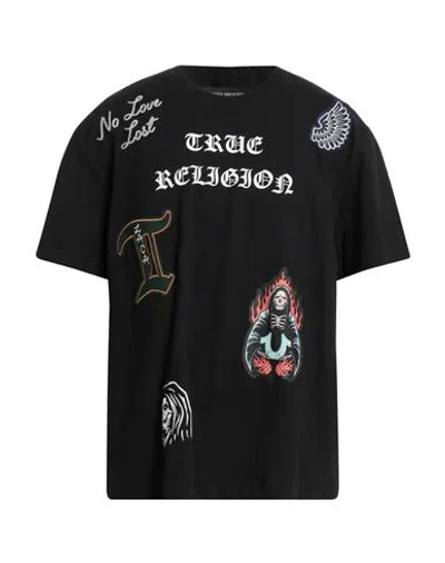 True Religion Man T-shirt Black Size L Cotton