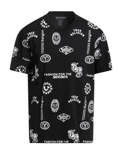 True Religion Man T-shirt Black Size L Cotton