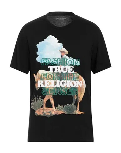 True Religion Man T-shirt Black Size L Cotton