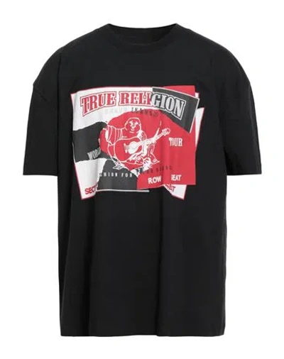 True Religion Man T-shirt Black Size M Cotton