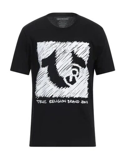 True Religion Man T-shirt Black Size Xxl Cotton
