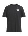 True Religion Man T-shirt Charcoal Size L Cotton