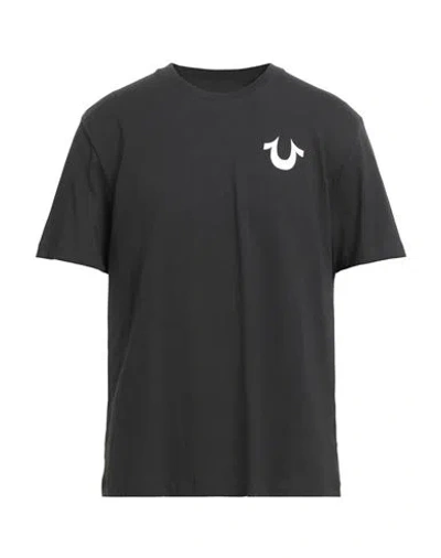 True Religion Man T-shirt Charcoal Size L Cotton