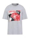 True Religion Man T-shirt Grey Size L Cotton In Gray