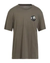 True Religion Man T-shirt Military Green Size L Cotton