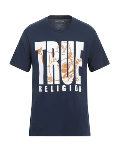 True Religion Man T-shirt Navy Size M Cotton