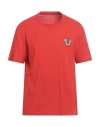 True Religion Man T-shirt Red Size L Cotton