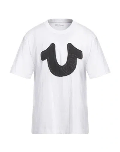 True Religion Man T-shirt White Size L Cotton