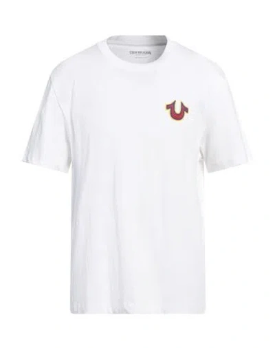 True Religion Man T-shirt White Size L Cotton