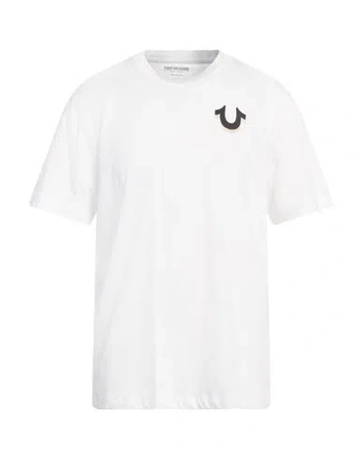 True Religion Man T-shirt White Size L Cotton