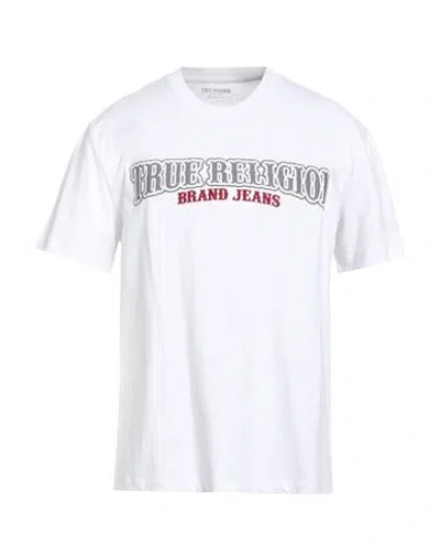 True Religion Man T-shirt White Size L Cotton