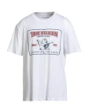 True Religion Man T-shirt White Size L Cotton