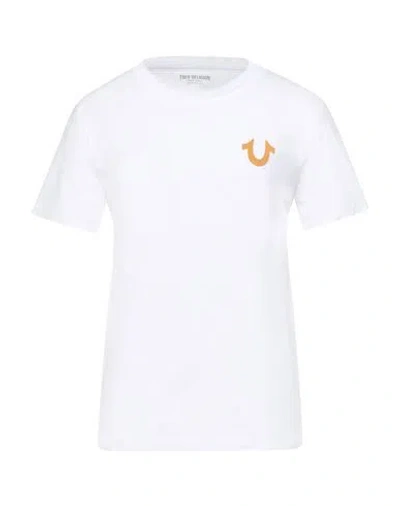 True Religion Man T-shirt White Size L Cotton
