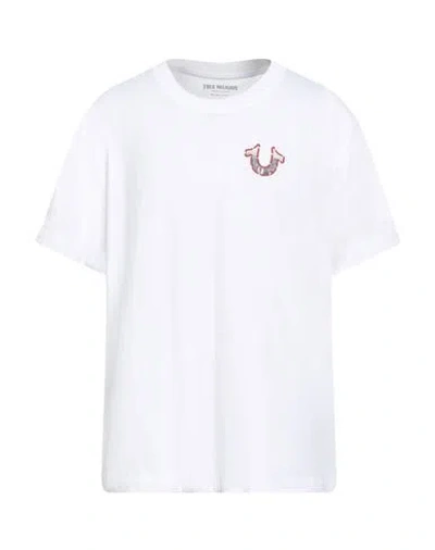 True Religion Man T-shirt White Size L Cotton