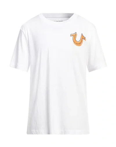 True Religion Man T-shirt White Size L Cotton