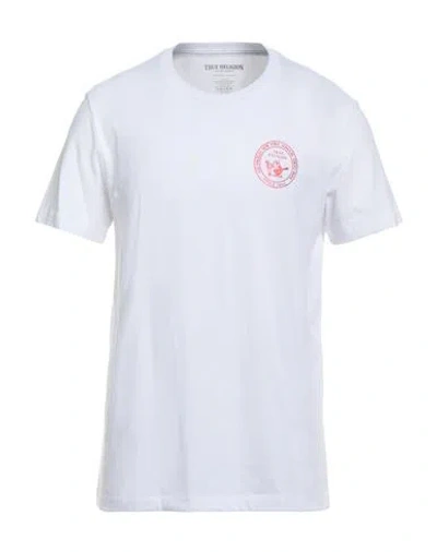 True Religion Man T-shirt White Size M Cotton