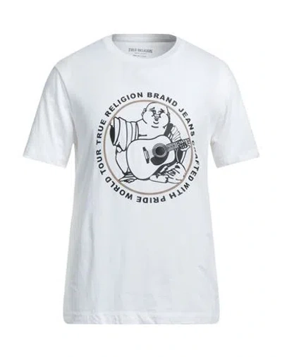 True Religion Man T-shirt White Size S Cotton