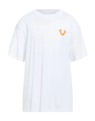 True Religion Man T-shirt White Size Xxl Cotton