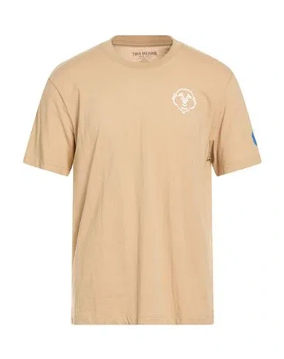 True Religion Man T-shirt Beige Size L Cotton In Brown