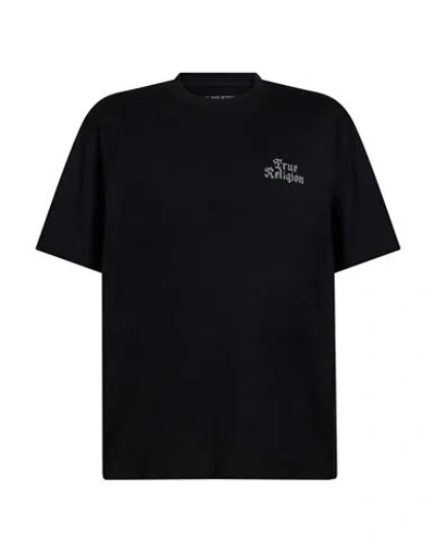 True Religion Man T-shirt Black Size L Cotton