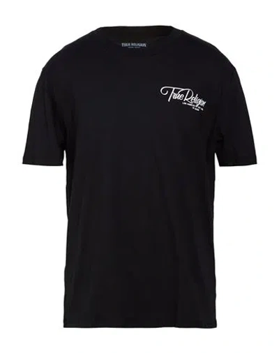 True Religion Man T-shirt Black Size Xl Cotton