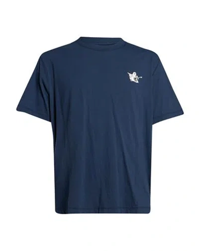True Religion Man T-shirt Midnight Blue Size Xl Cotton
