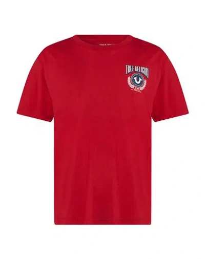 True Religion Man T-shirt Red Size L Cotton
