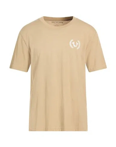 True Religion Man T-shirt Sand Size M Cotton In Brown