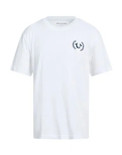 True Religion Man T-shirt White Size L Cotton