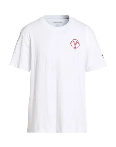 True Religion Man T-shirt White Size S Cotton