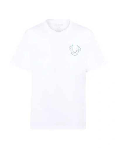 True Religion Man T-shirt White Size Xl Cotton