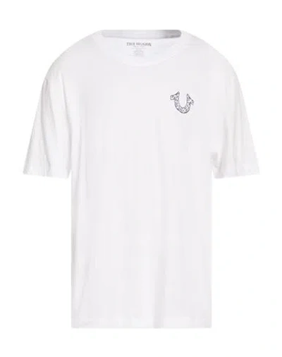 True Religion Man T-shirt White Size Xxl Cotton
