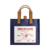 True Religion Medium Buddha Pocket Tote In Blue