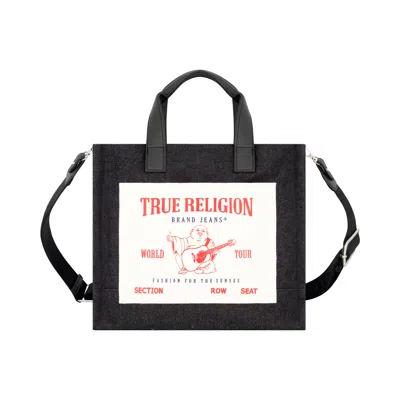 True Religion Medium Pocket Tote In Black