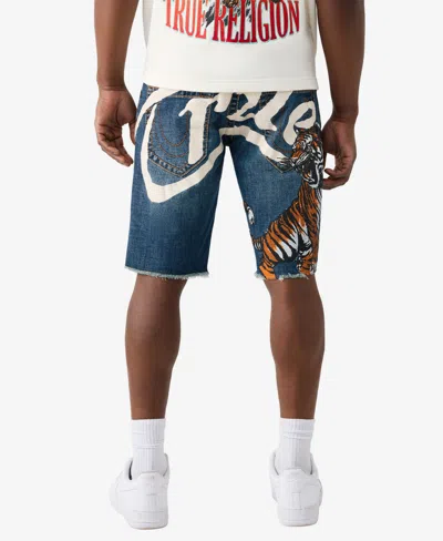 True Religion Men's 12" Straight-fit Shorts In Blue