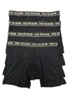 True Religion Men's 4-pack Modal Boxer Briefs In Black