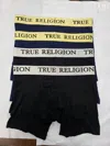 True Religion Men's 4-pack Modal Boxer Briefs In Blue/black