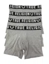 True Religion Men's 4-pack Modal Boxer Briefs In Light Grey