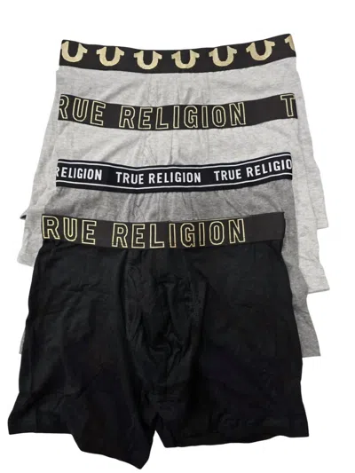 True Religion Men's 4-pack Modal Boxer Briefs In Multi