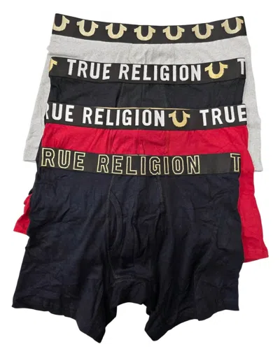 True Religion Men's 4-pack Modal Boxer Briefs In Multi