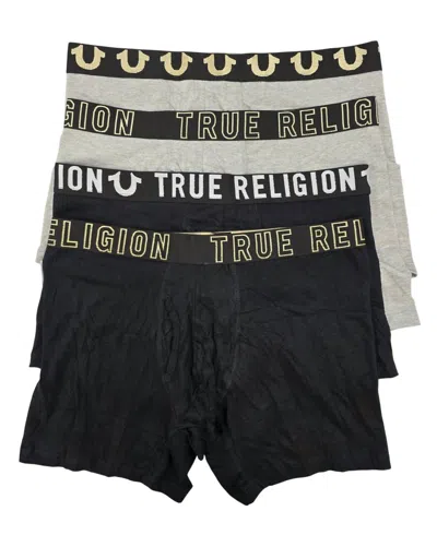 True Religion Men's 4-pack Modal Boxer Briefs In Multi