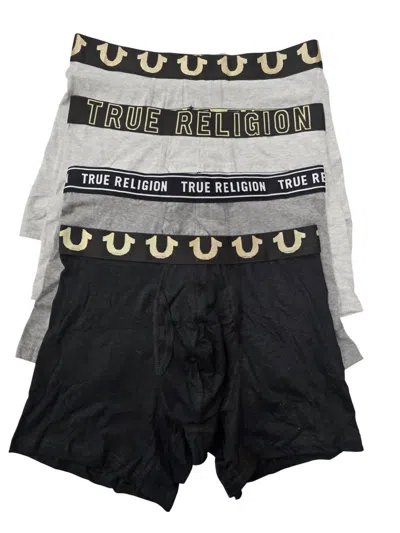 True Religion Men's 4-pack Modal Boxer Briefs In Multi