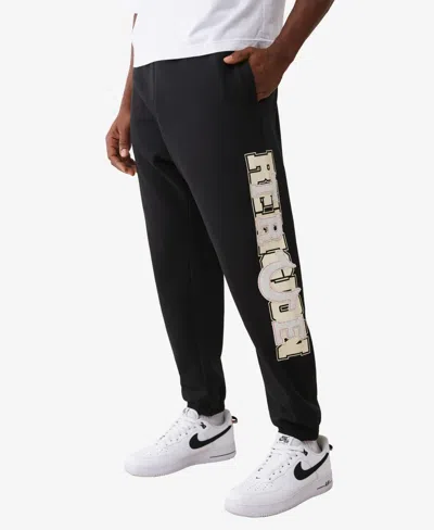 True Religion Men's Applique Regular-fit Joggers In Black