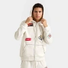 True Religion Men's Big T Patch Full-zip Hoodie In Vapor Grey
